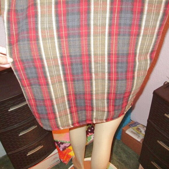 Vtg Woolrich Mens Shirt Size L Flannel Shacket Button Up Long Sleeves Work Barn - Picture 10 of 11